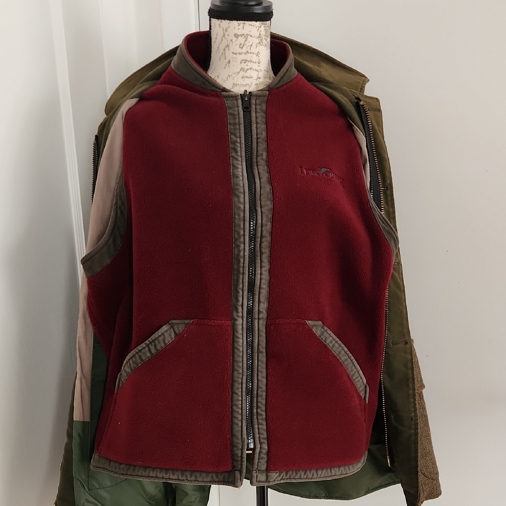 Men's Brown Tweed 100% Wool Parka Jacket - Picture 9 of 13